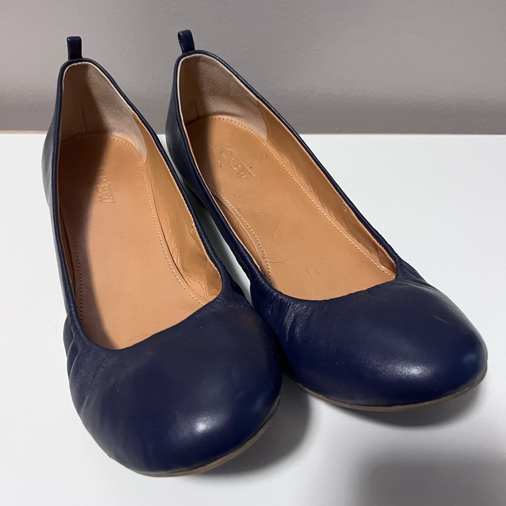 J.Crew Navy Blue Flats